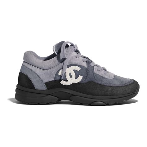 suede calfskin chanel sneakers|chanel calfskin sneakers black.